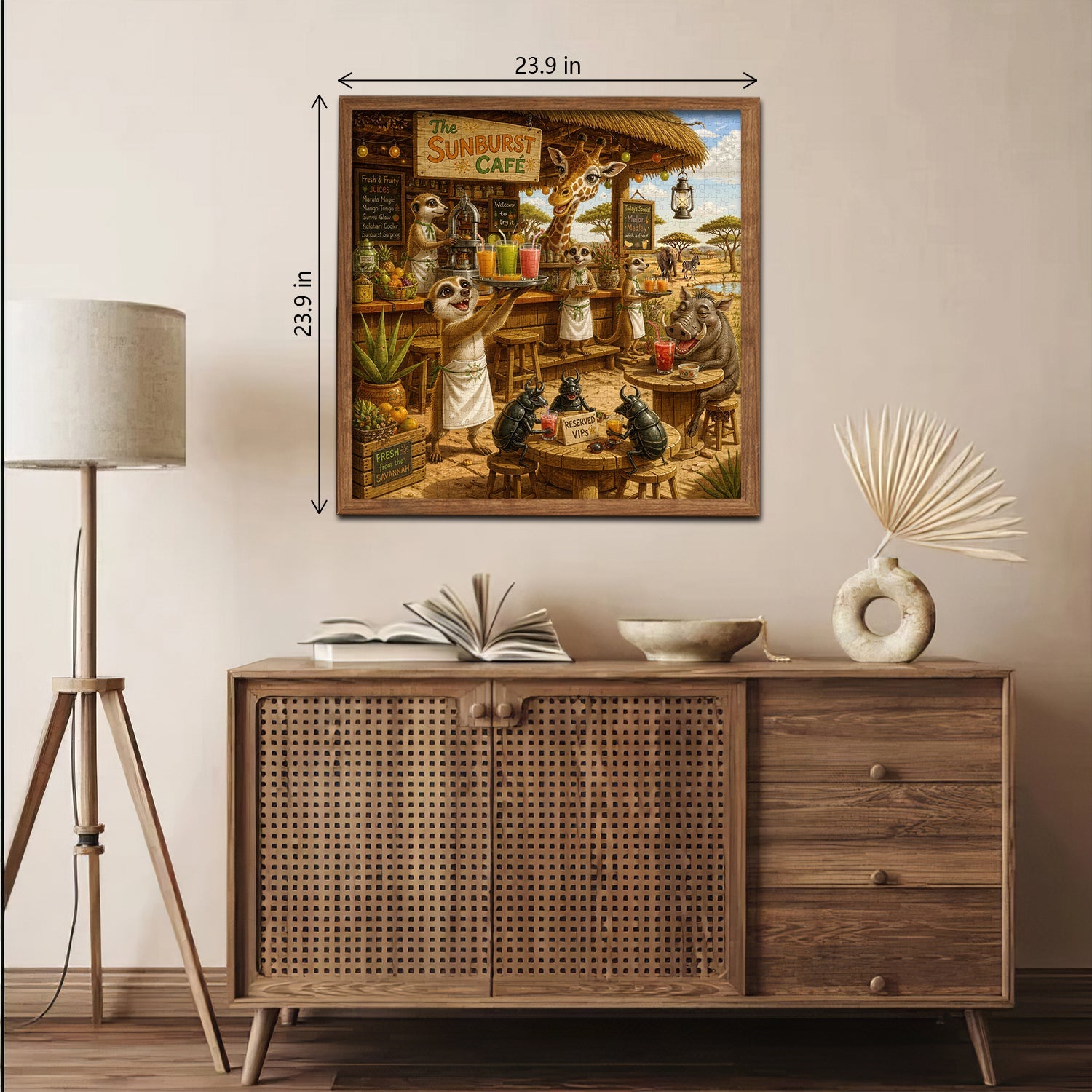 Meerkat Café Jigsaw Puzzle 1000 Pieces
