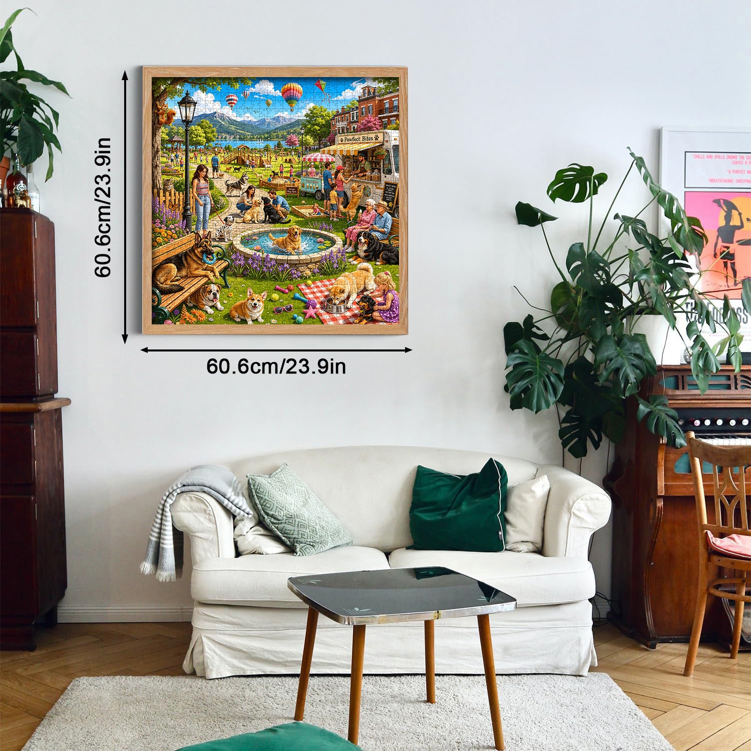 Sunny Dog Park Jigsaw Puzzle 1000 Pieces