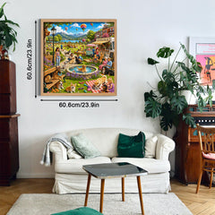 Sunny Dog Park Jigsaw Puzzle 1000 Pieces
