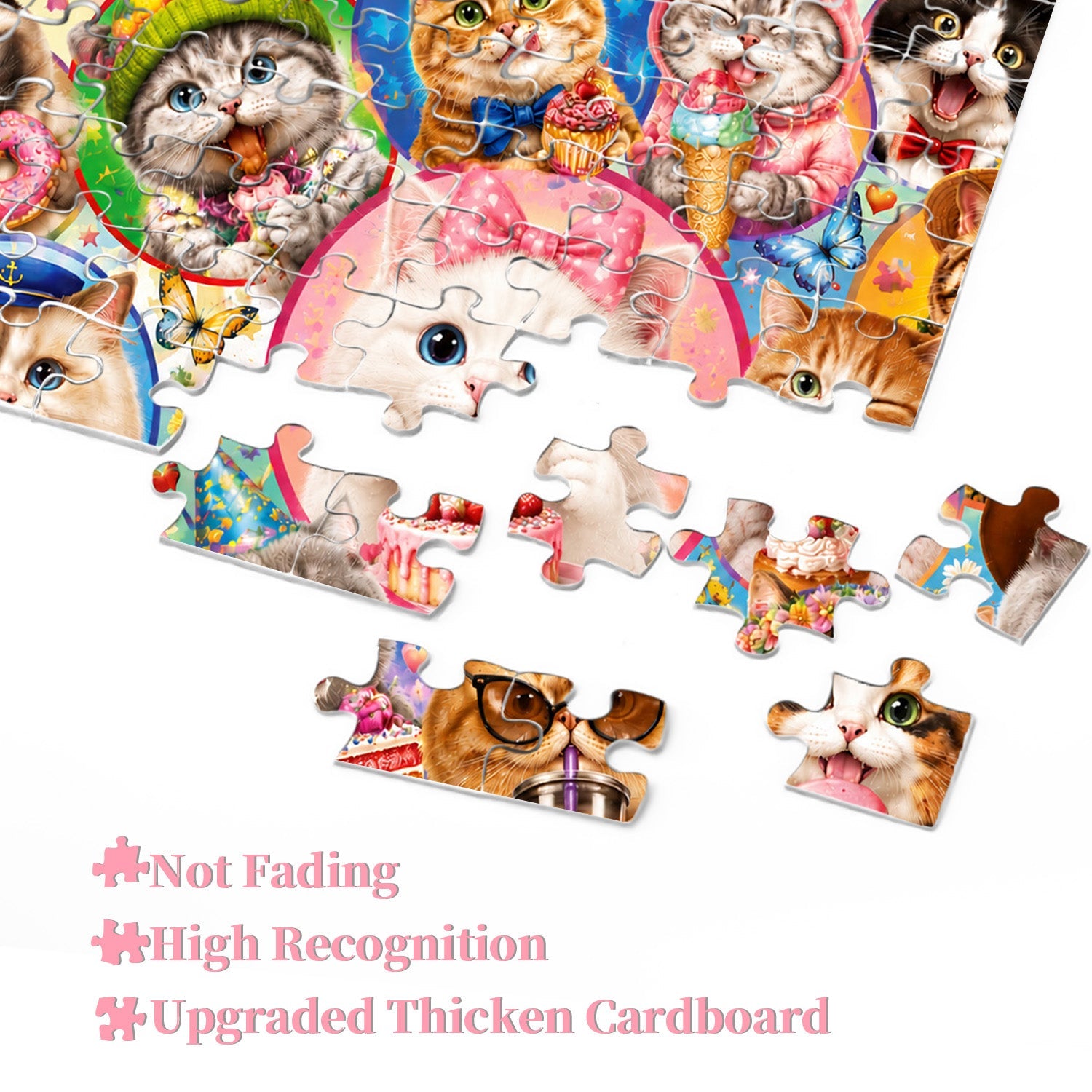 Sweets Kitten Collage Jigsaw Puzzle 1000 Pieces
