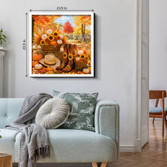 Golden Fall Market Jigsaw Puzzle 1000 Pieces