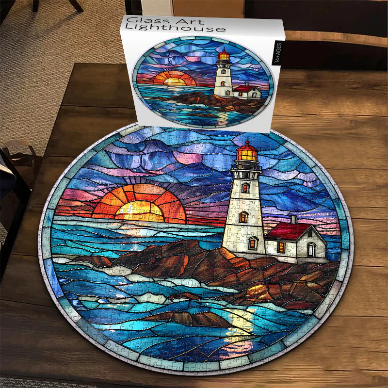 Puzzle de puzzle du phare mosaïque 1000 pièces