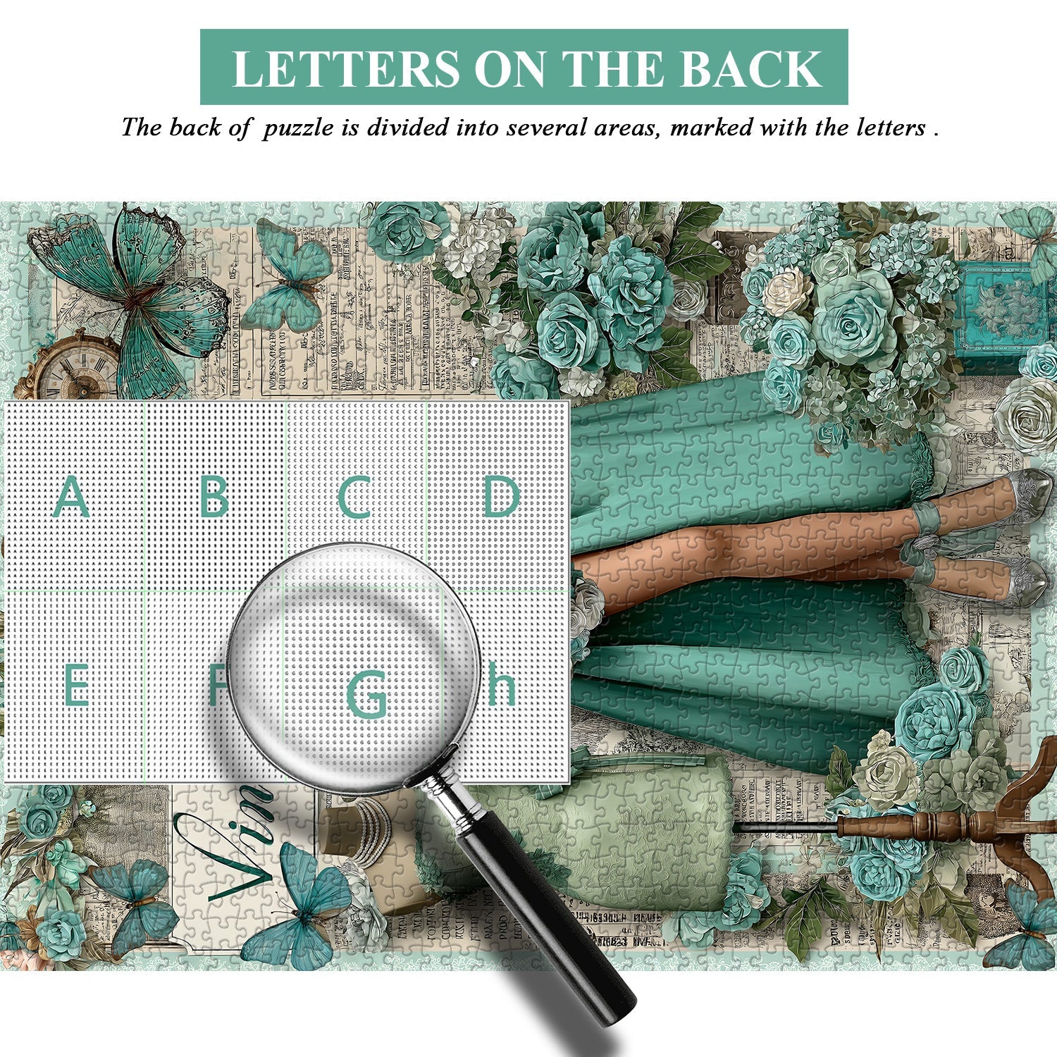 Puzzle Élégance Vintage 1000 pièces