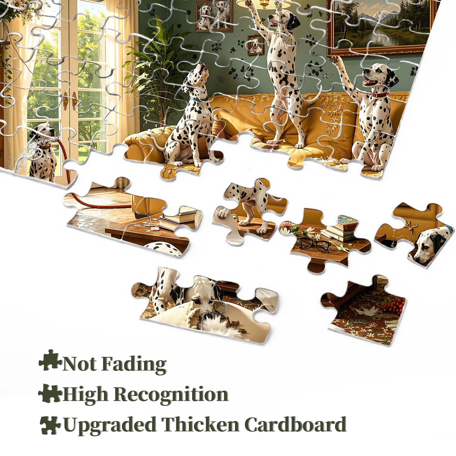 Playful Spot Pups Jigsaw Puzzle 1000 Pieces