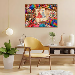 Sewing Treasure Table Jigsaw Puzzle 1000 Pieces