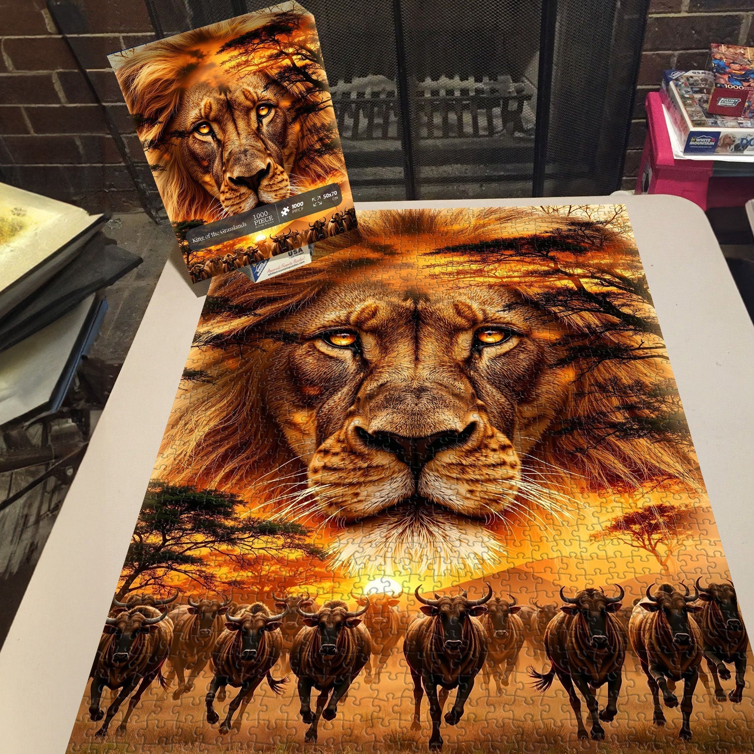 Puzzle del Re delle Praterie, 1000 pezzi