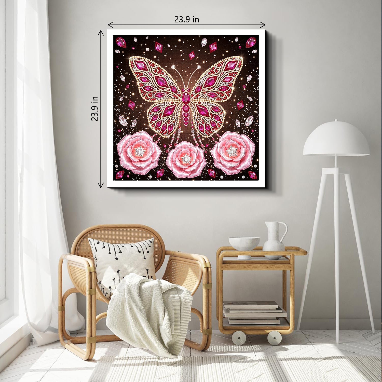 Brilliant Crystal Butterfly Jigsaw Puzzle 1000 Pieces