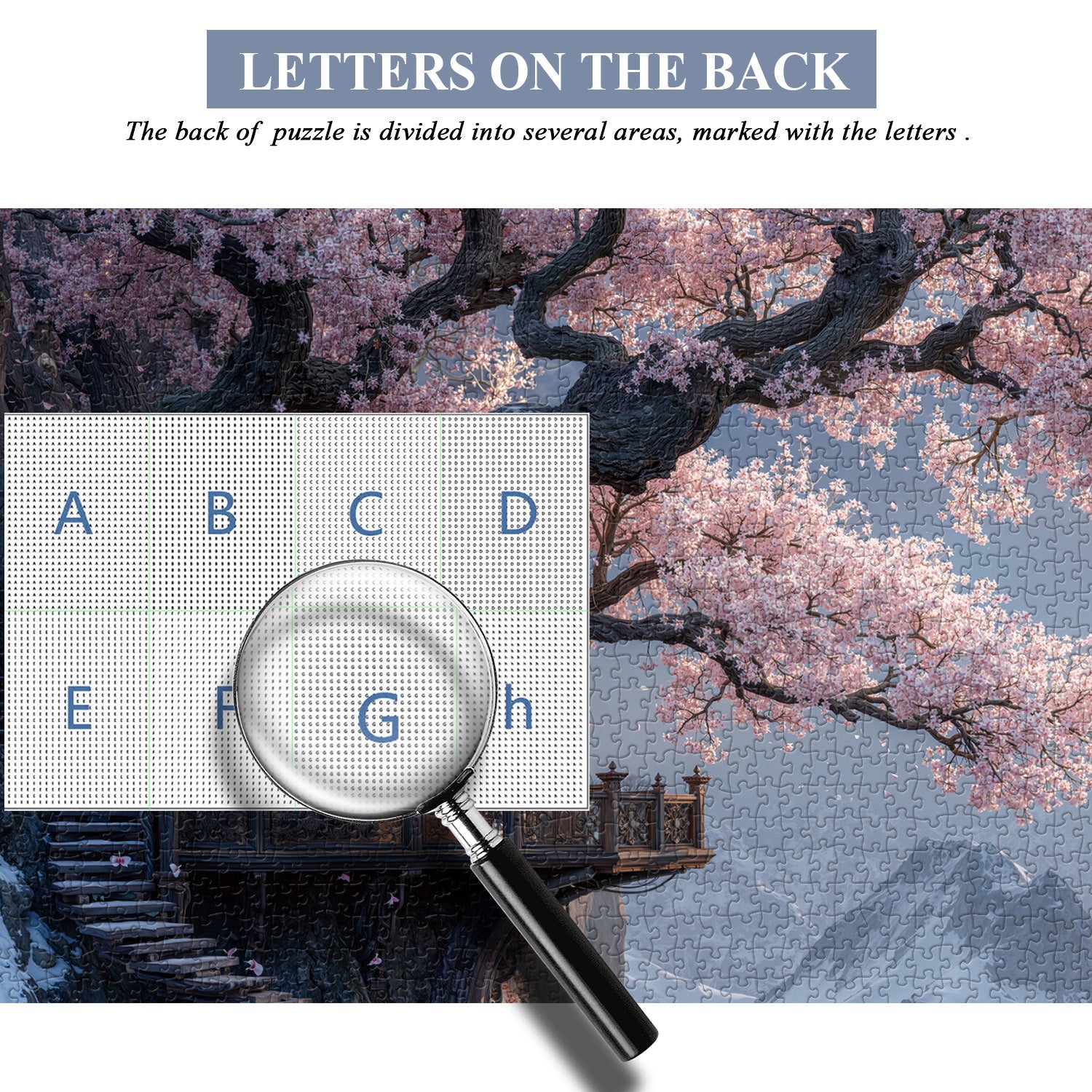 Sakura Cliff Jigsaw Puzzle 1000 Pieces