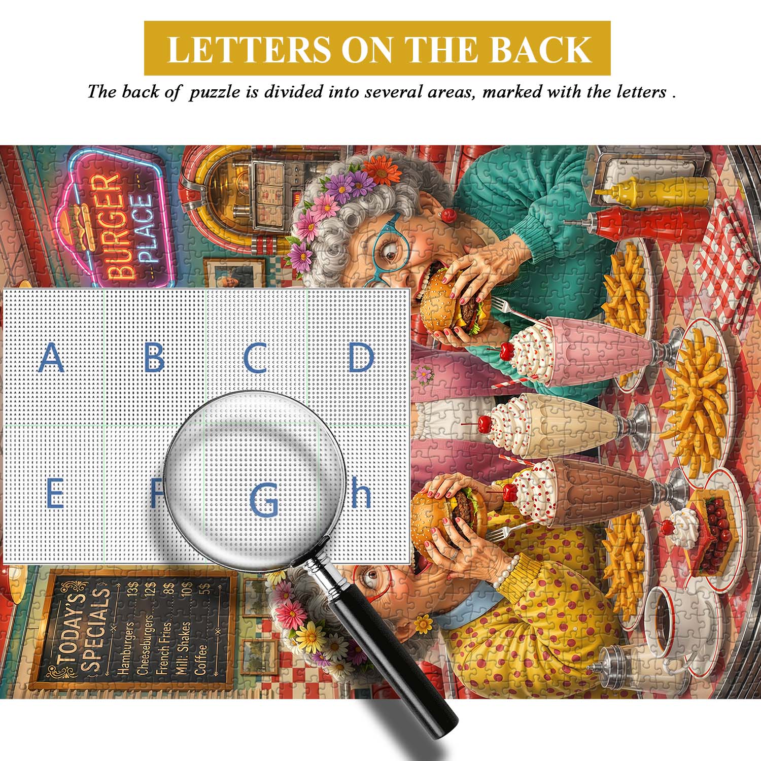 Burger Celebration Jigsaw Puzzle 1000 Pieces