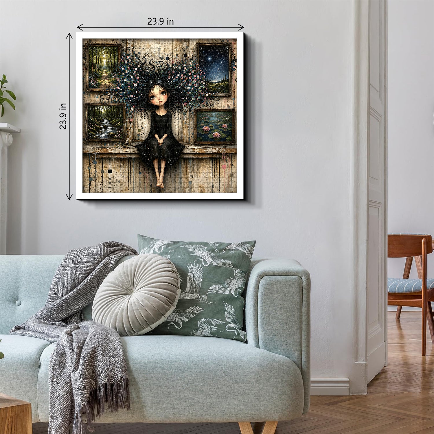 Dream Gallery Girl Jigsaw Puzzle 1000 Pieces