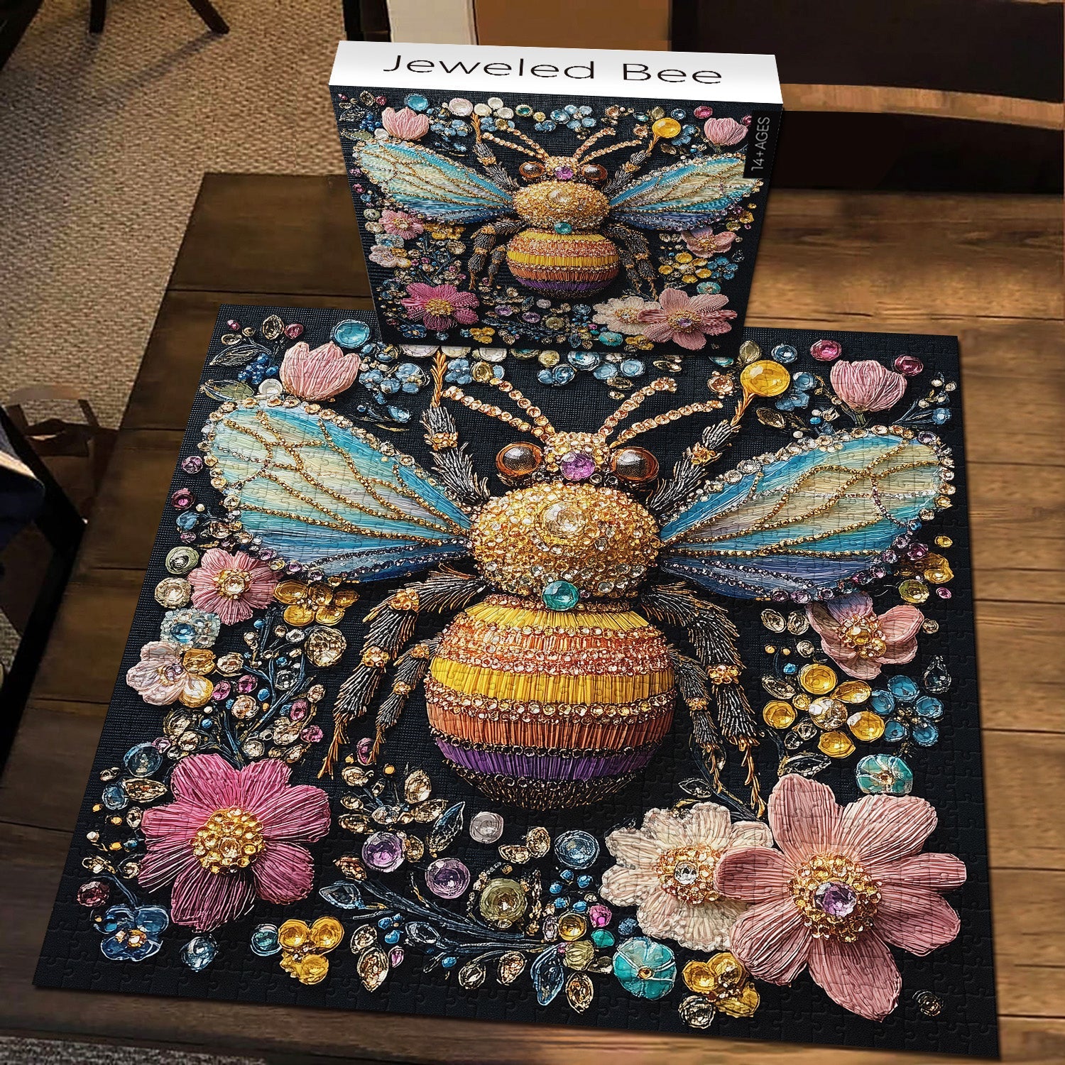 Jeweled Bee Jigsaw Puzzle 1000 Pieces
