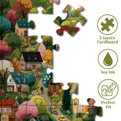 Puzzle Vivid Village da 1000 pezzi