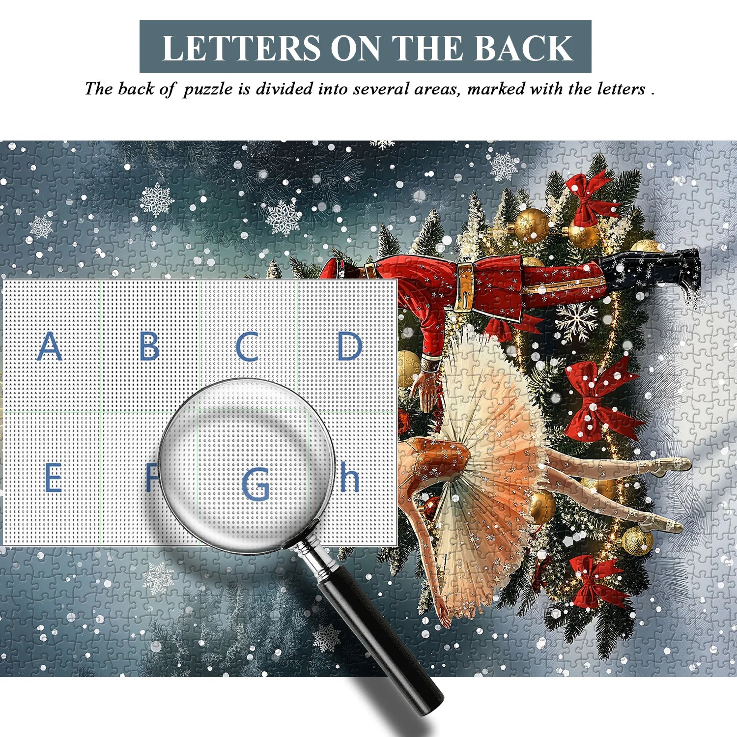 Puzzle Danse de Noël étoilé 1000 pièces