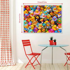 Rubber Duck Fiesta Jigsaw Puzzle 1000 Pieces