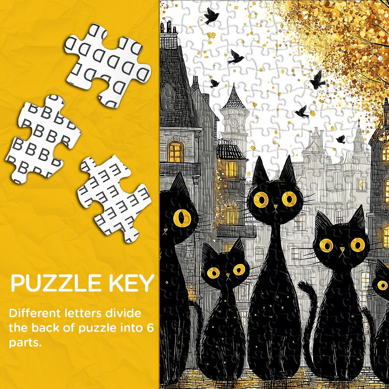 Old Town Cats Puzzle 1000 Teile