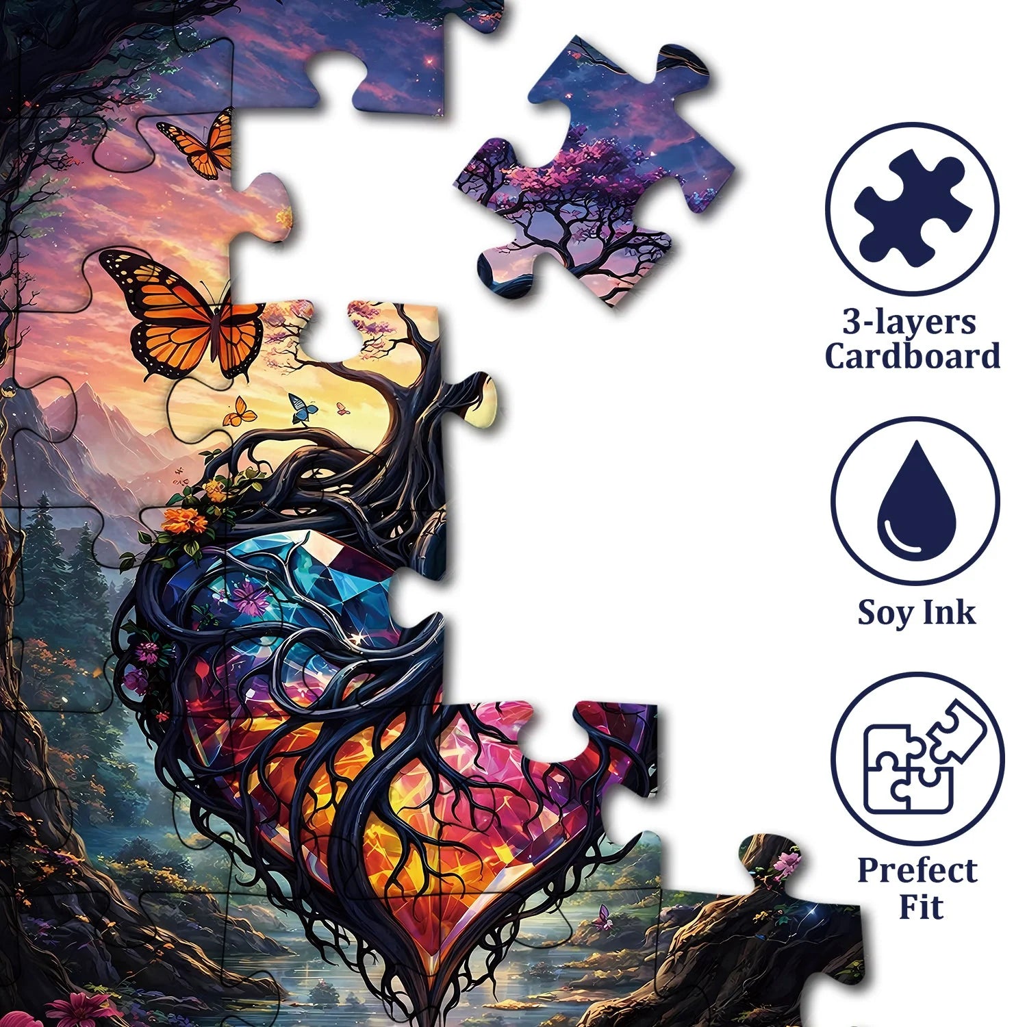 Heart Tree Jigsaw Puzzle 1000 Pieces