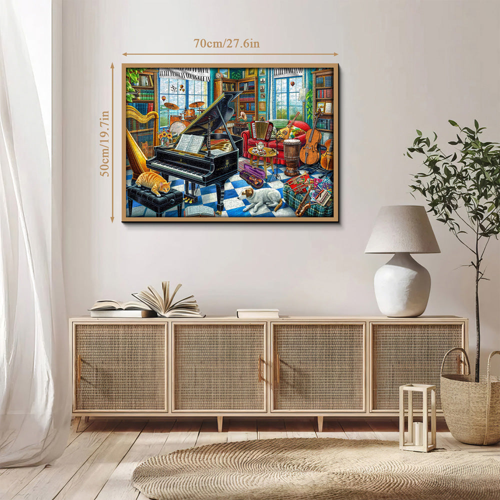 Music Room Jigsaw Puzzle 1000 Pieces