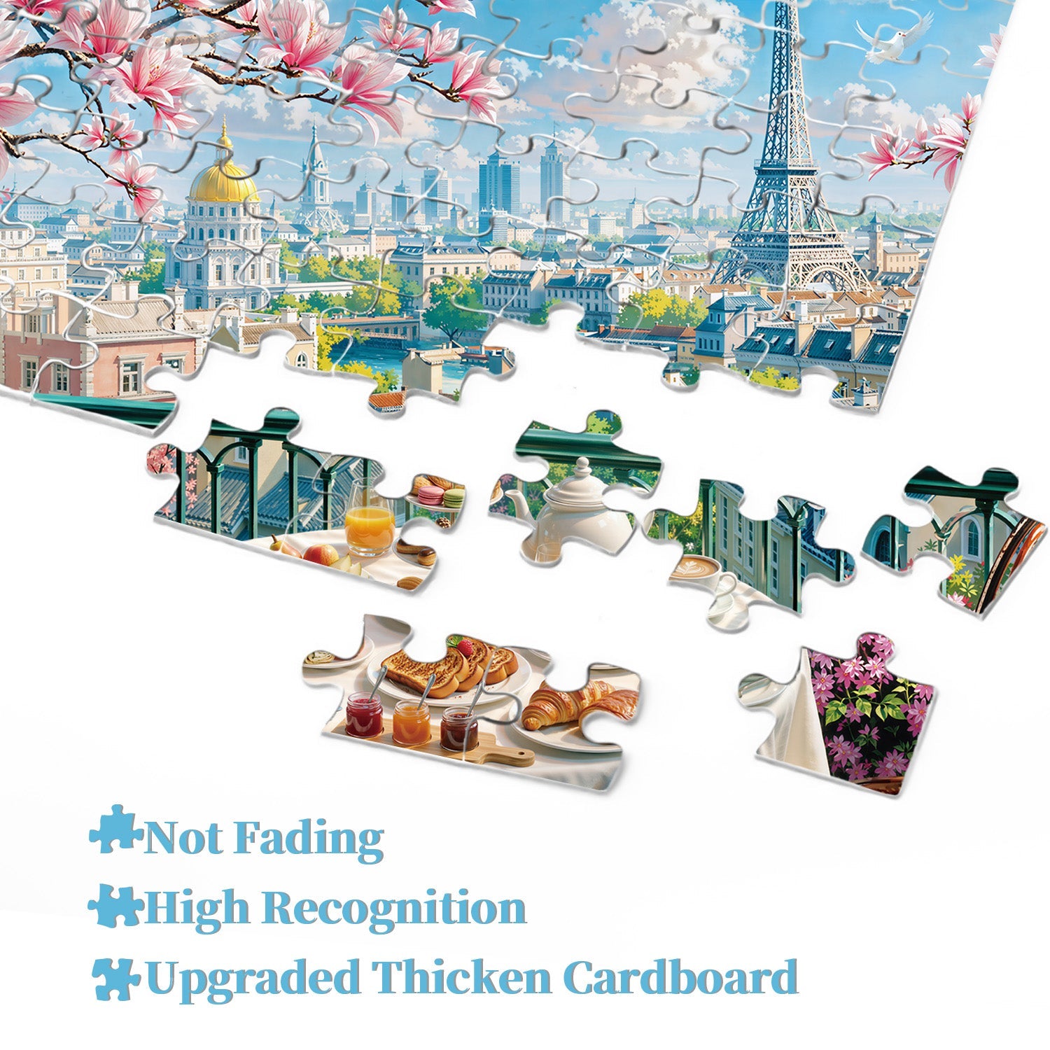 Frühstück in Paris Puzzle 1000 Teile