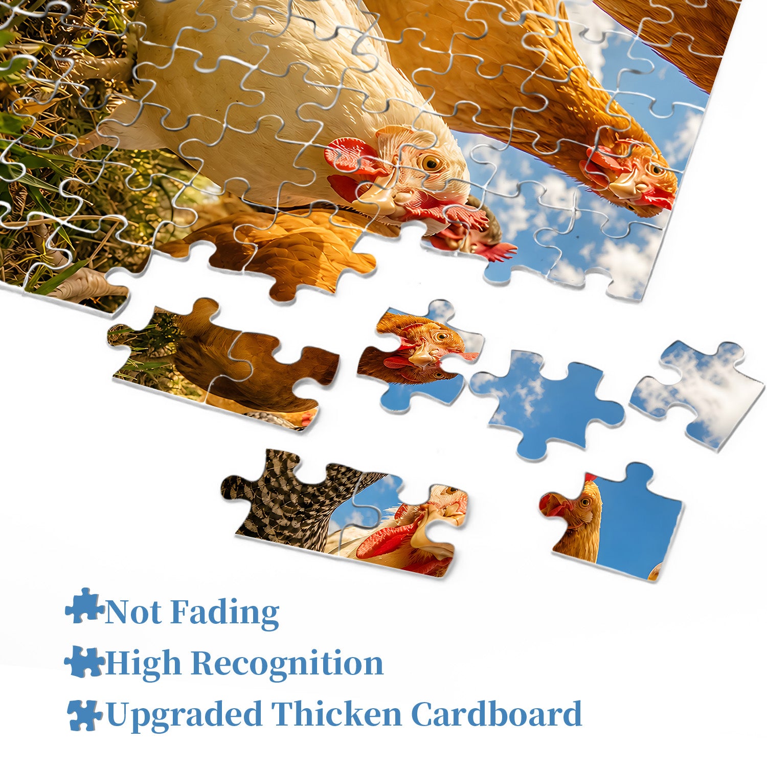 Curious Hen Crew Puzzle 1000 Teile