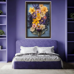 Collage de fleurs puzzle 1000 pièces