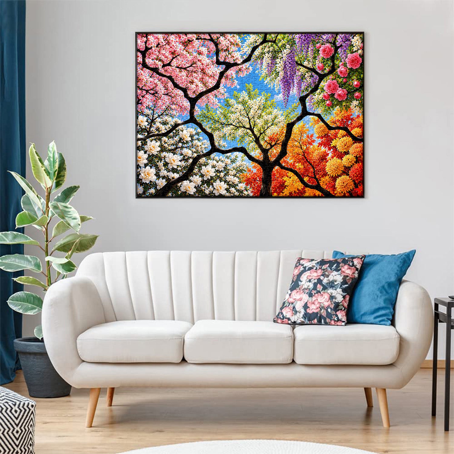 Four Seasons in Bloom Jigsaw Puzzle 1000 Pieces