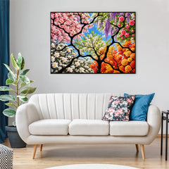 Four Seasons in Bloom Jigsaw Puzzle 1000 Pieces