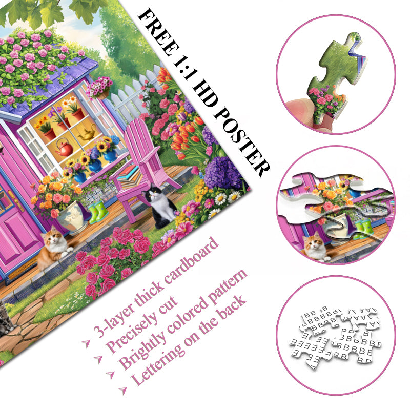 Garden Cottage Jigsaw Puzzles 1000 Pieces