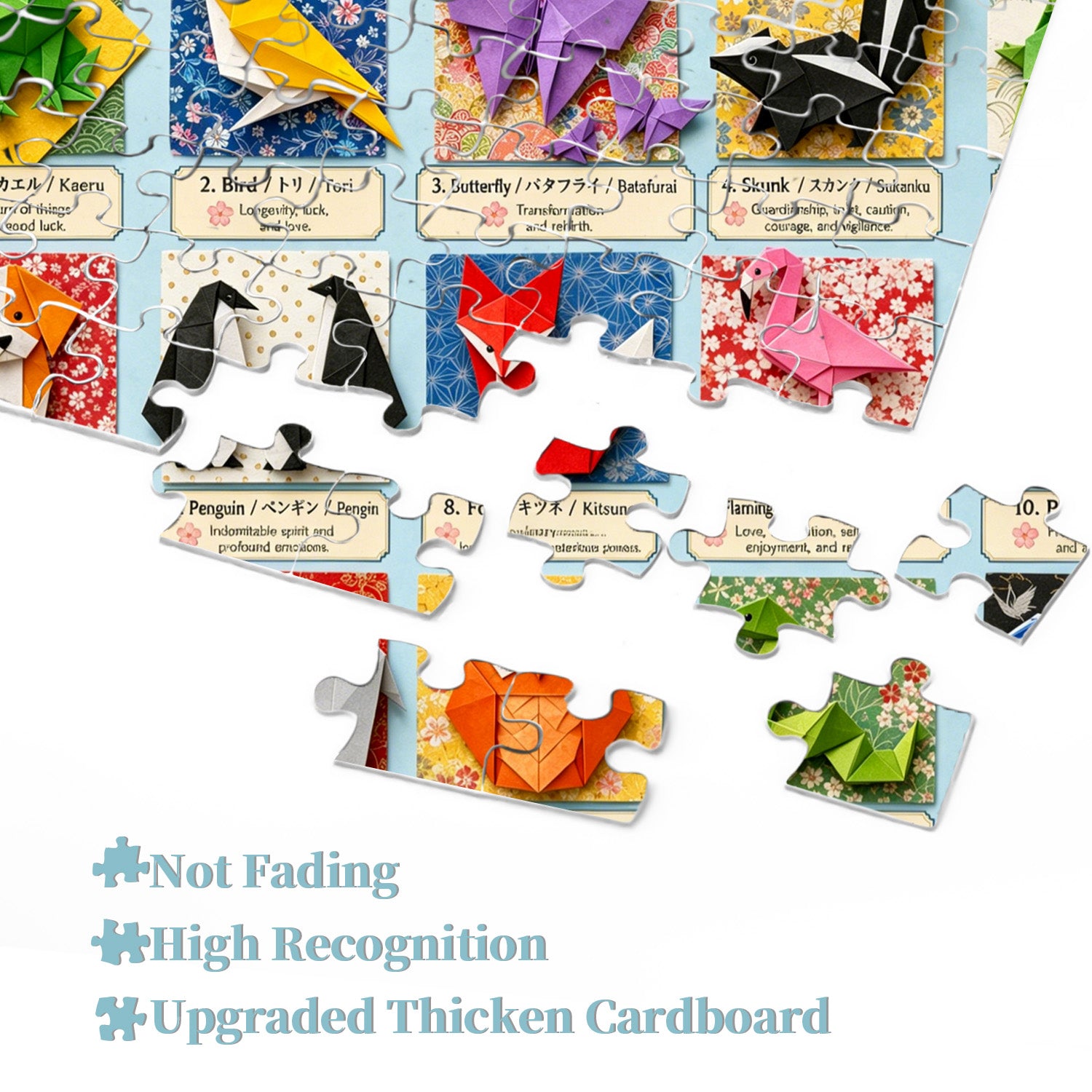 Origami Animal Blessings Puzzle 1000 Teile