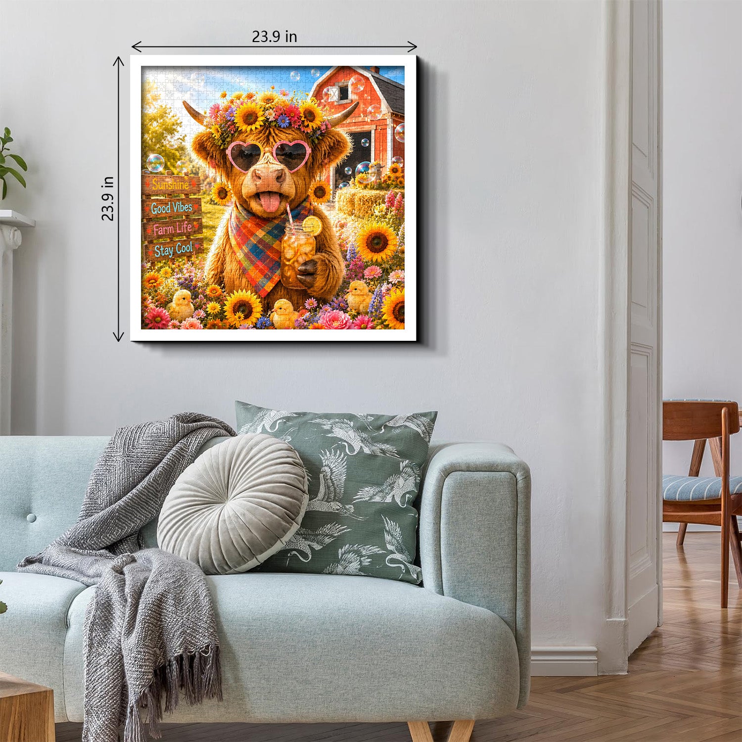 Sunshine Moo Jigsaw Puzzle 1000 Pieces
