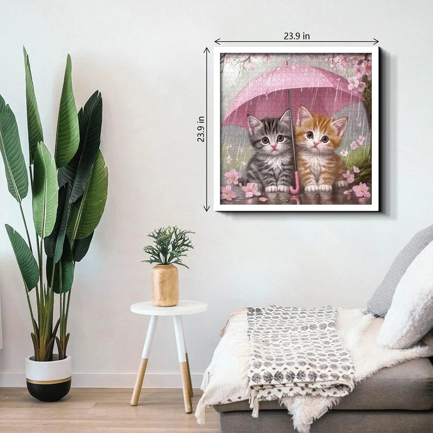 Pioggia gattini puzzle 1000 pezzi