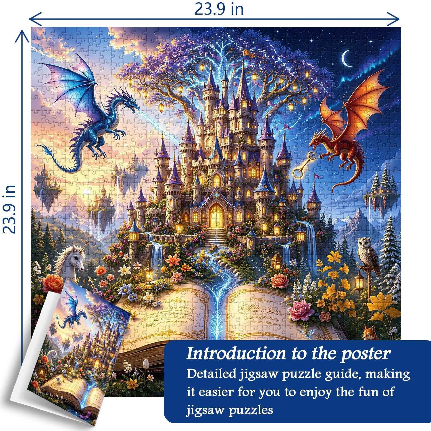 Dual Dragon Tale Jigsaw Puzzle 1000 Pieces