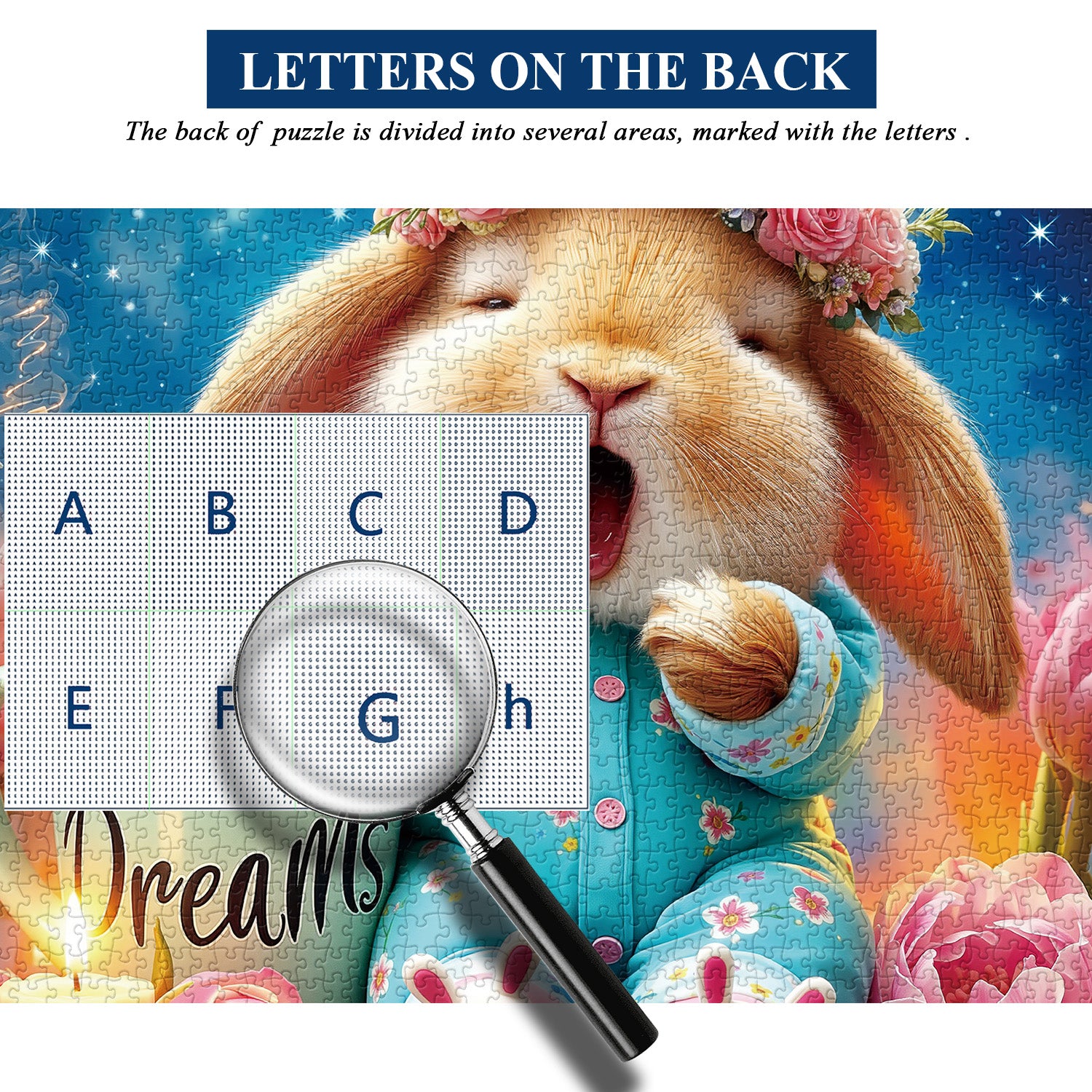 Yawning Bunny Jigsaw Puzzle 1000 Pieces