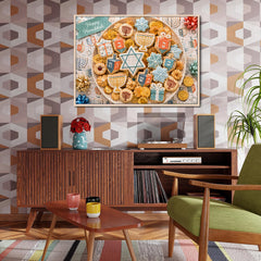Hanukkah Cookie Feast Jigsaw Puzzle 1000 Pieces
