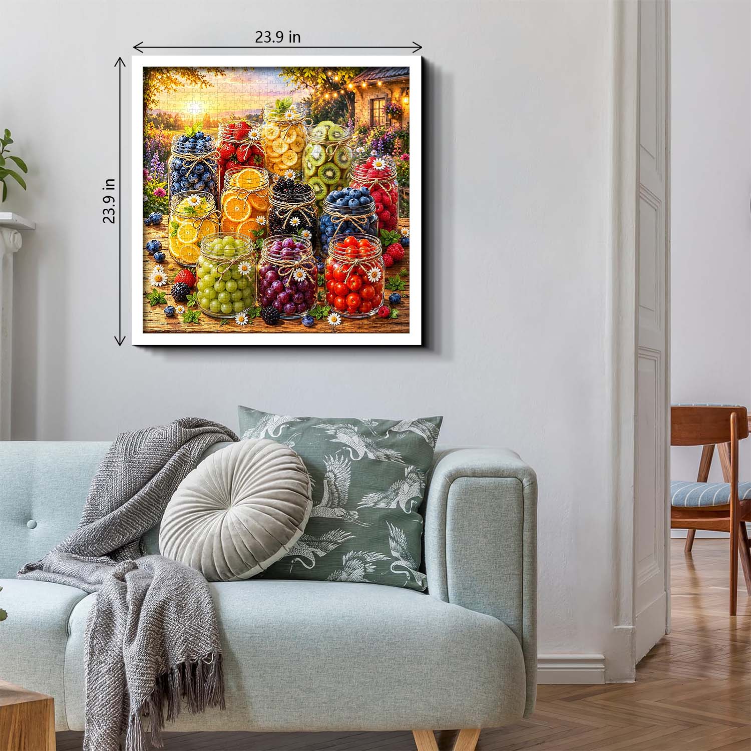 Sunlit Fruit Jars Jigsaw Puzzle 1000 Pieces