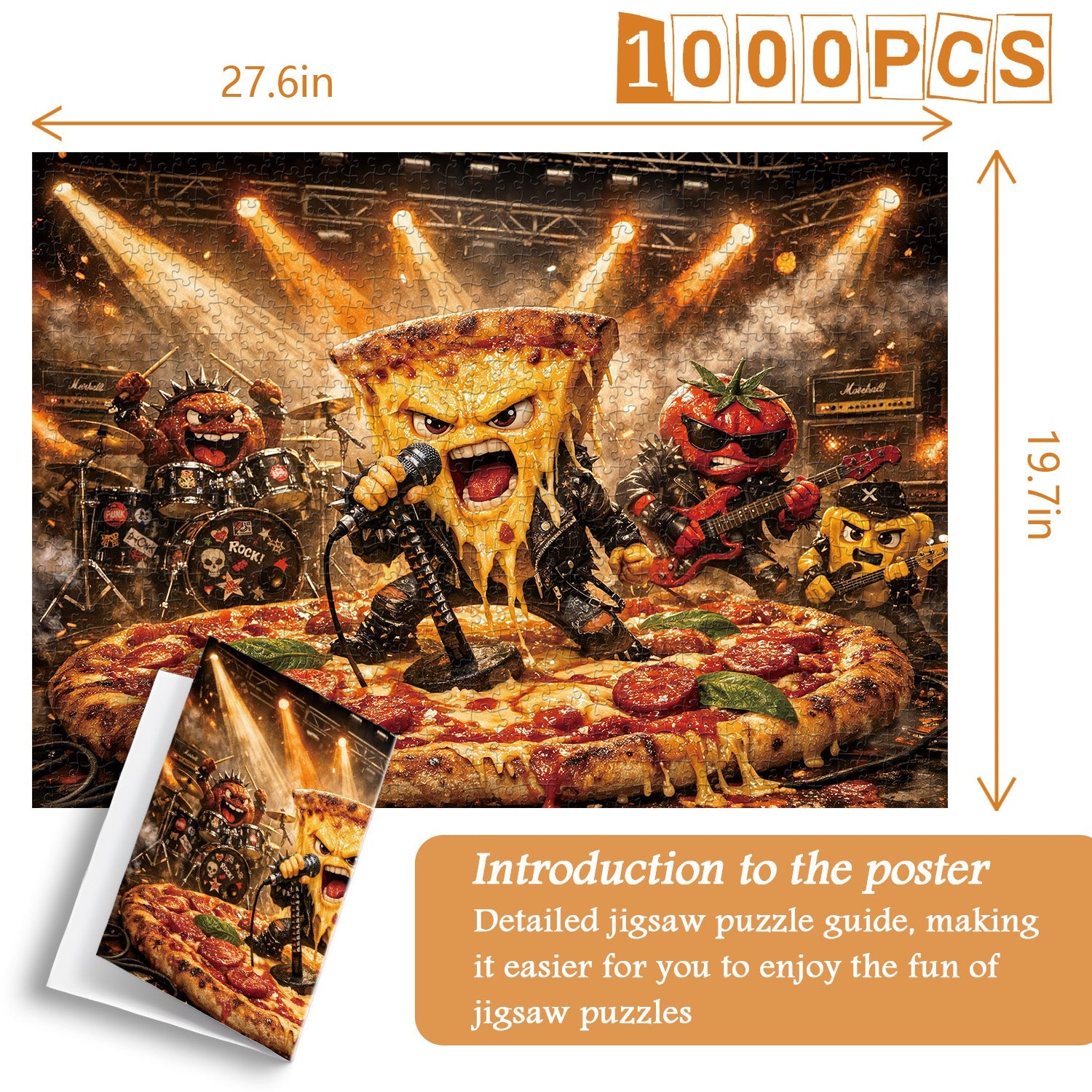 Puzzle Rockin' Pizza de 1000 piezas