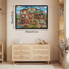 House of Saturday Jigsaw Puzzle 1000 Pieces
