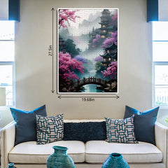 Blossom Bridge puzzle puzzle 1000 pezzi
