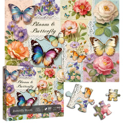 Butterfly Bloom Jigsaw Puzzle 1000 Pieces