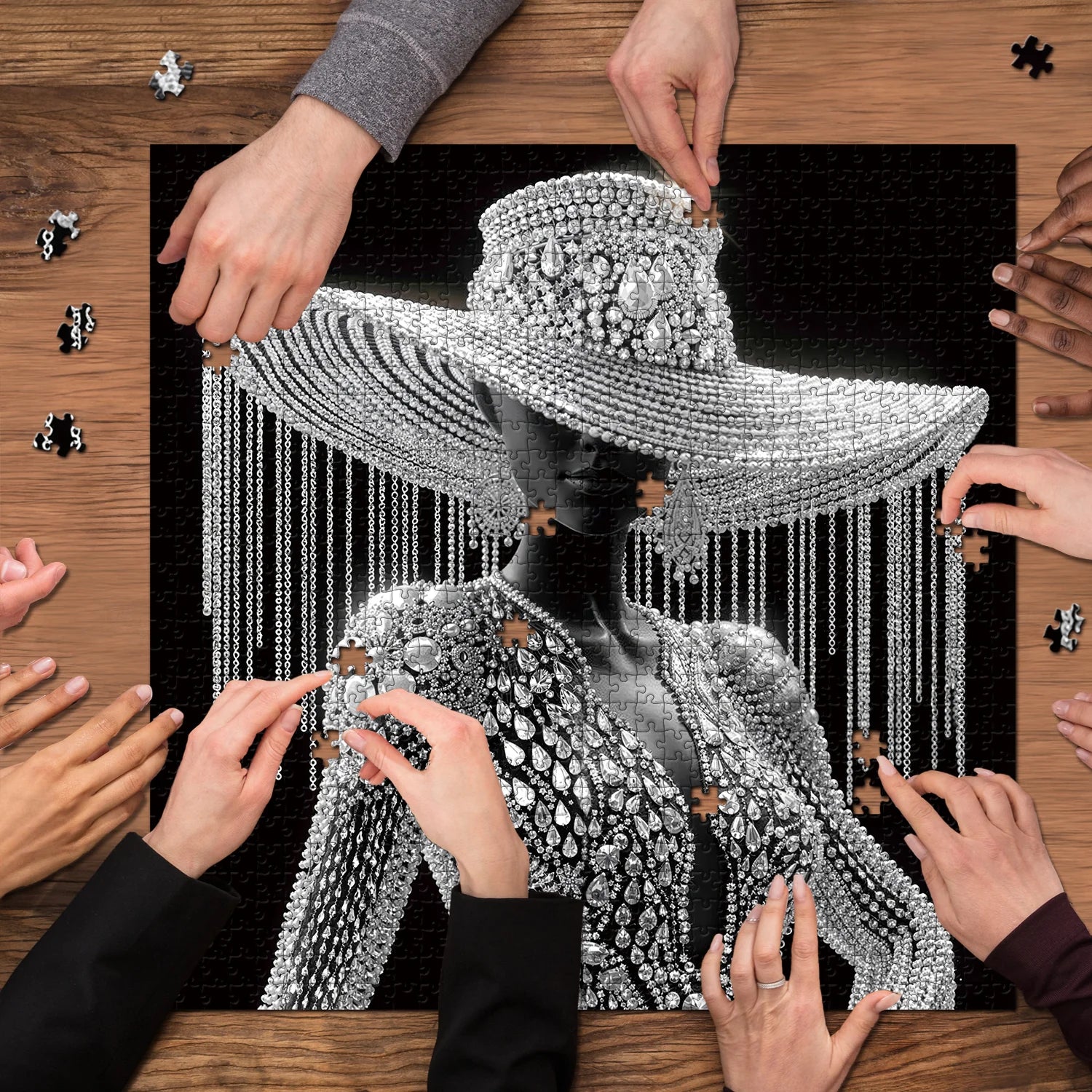 Étincelant Femme Puzzle 1000 pièces