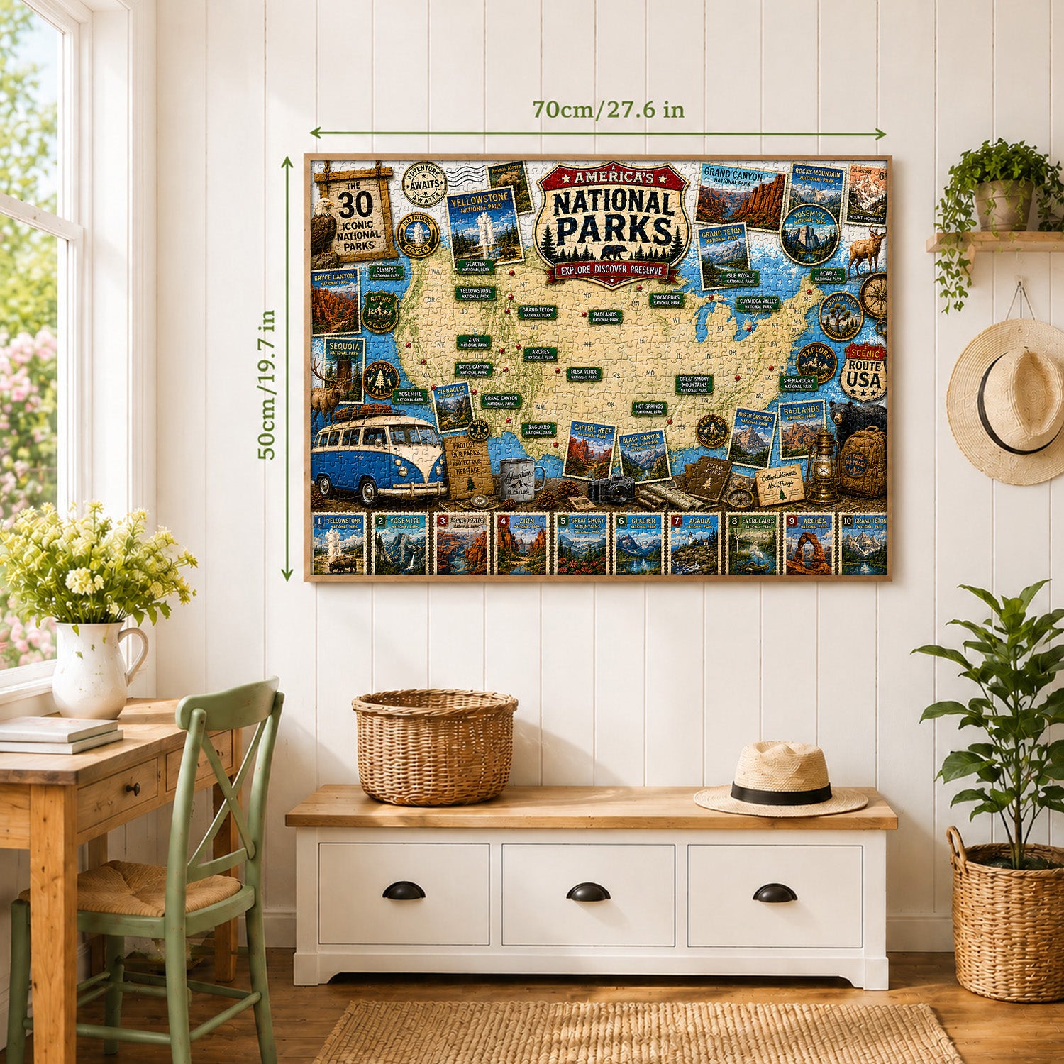 National Park Adventure Jigsaw Puzzle 1000 Pieces