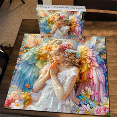 Flower Crown Angel Jigsaw Puzzles 1000 Pieces