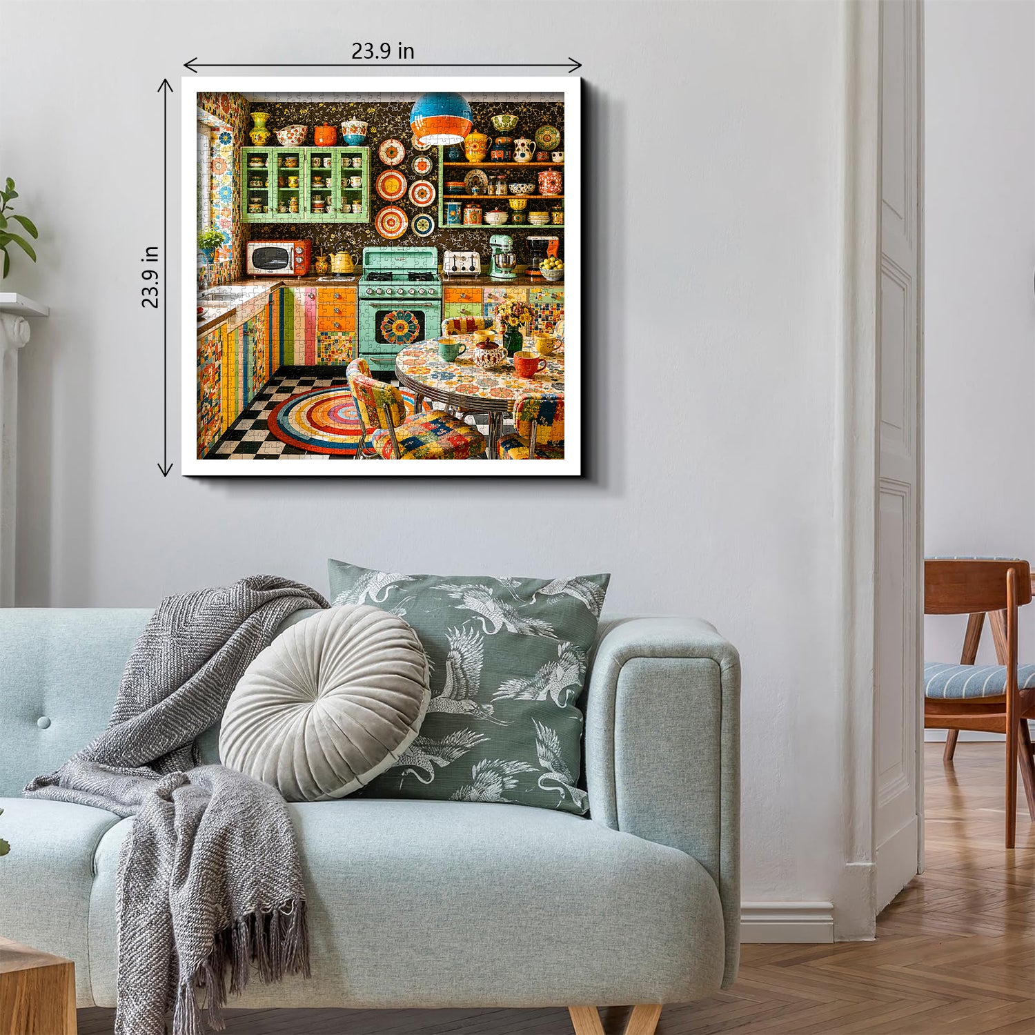Mid-Century Color Kitchen Jigsaw Puzzle 1000 Pieces