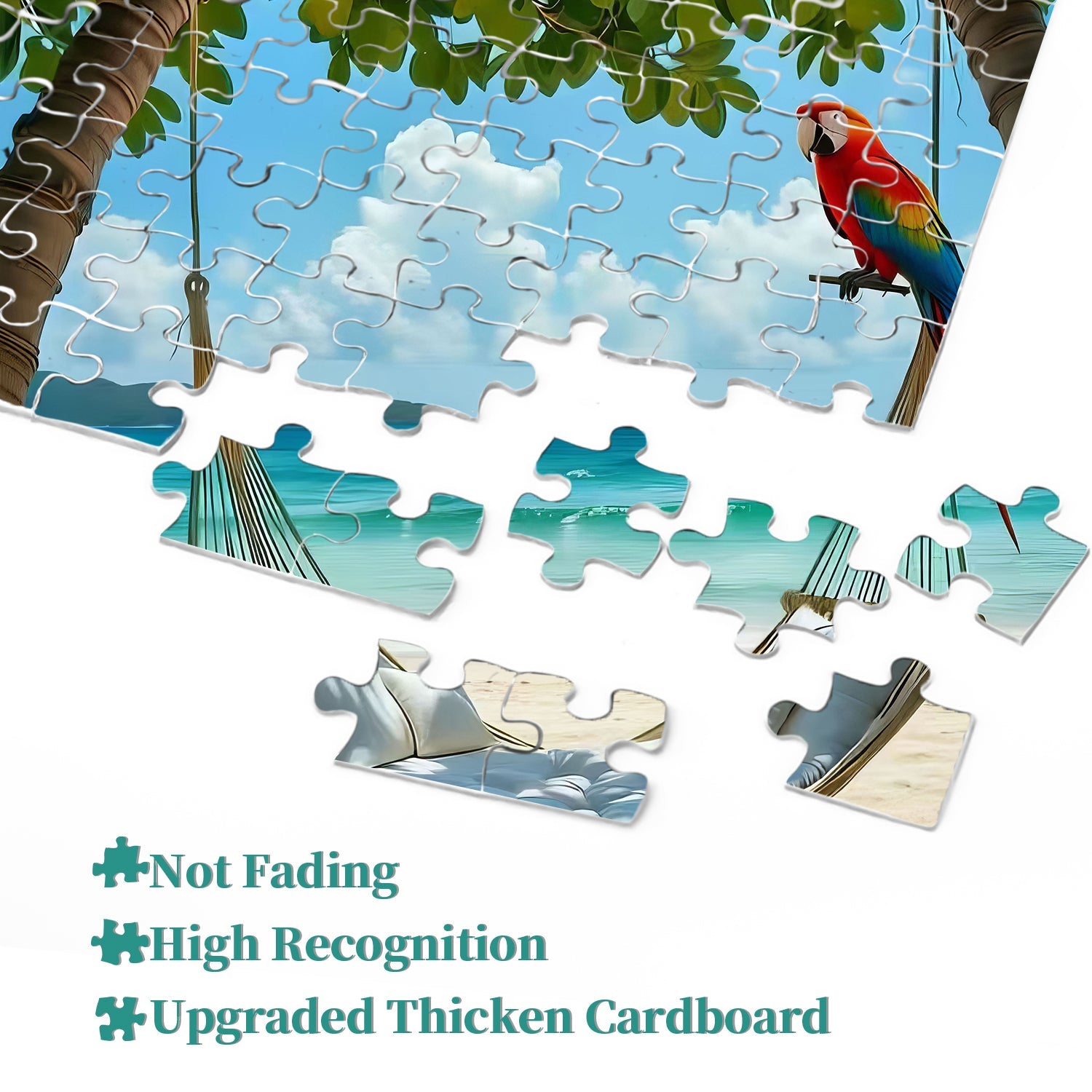 Entspannender Strandtag-Puzzle, 1000 Teile