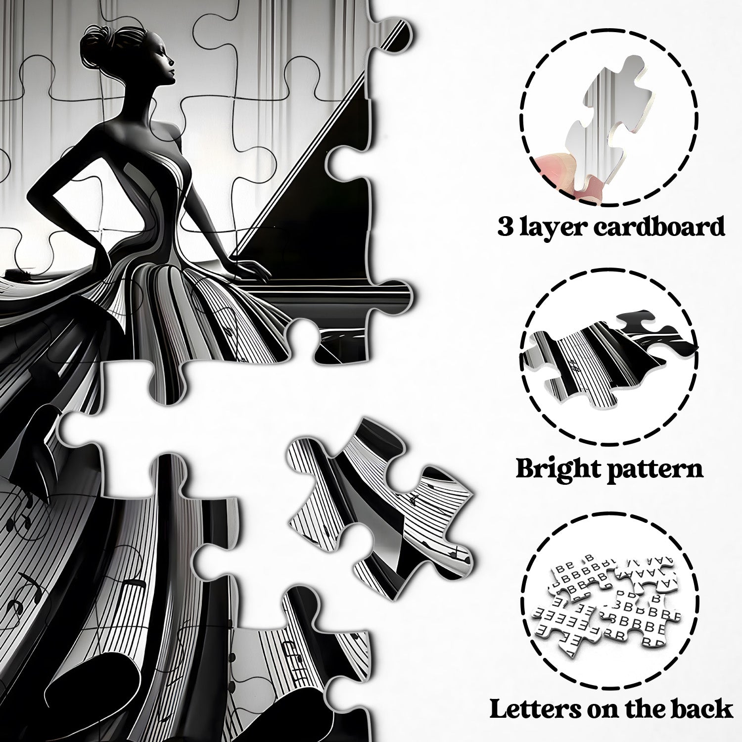 Piano Muse Jigsaw Puzzle 1000 Pieces