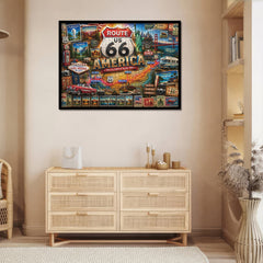 Route 66 Travel Jigsaw Puzzle 1000 Pieces