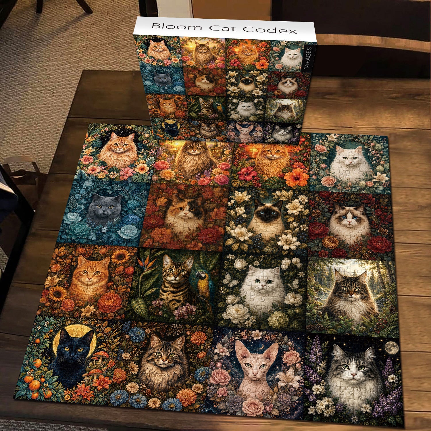 Bloom Cat Codex Jigsaw Puzzle 1000 Pieces