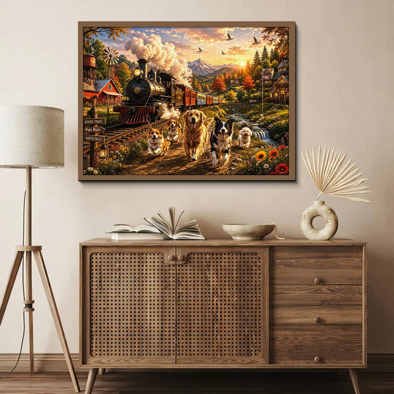 Autumn Run Jigsaw Puzzle 1000 Pieces