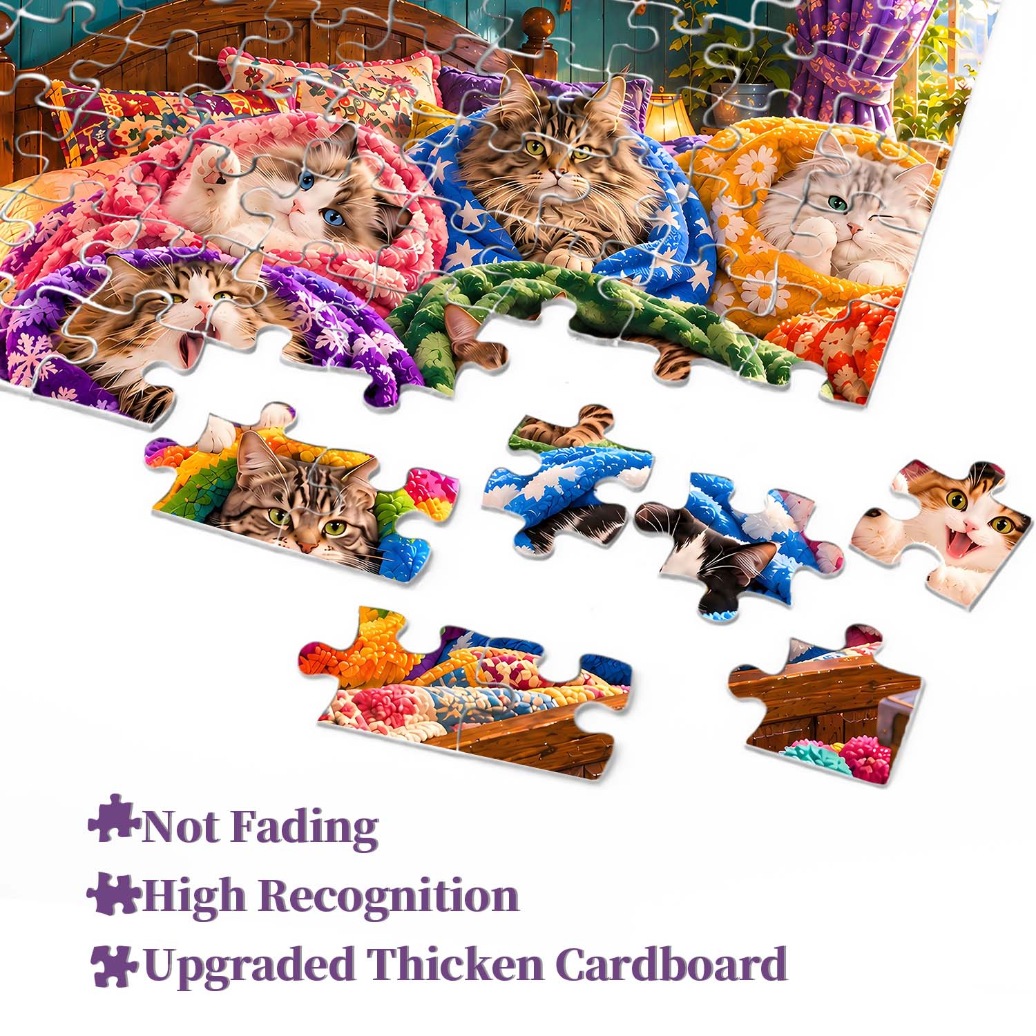 Cozy Kitty Hideaway Jigsaw Puzzle 1000 Pieces