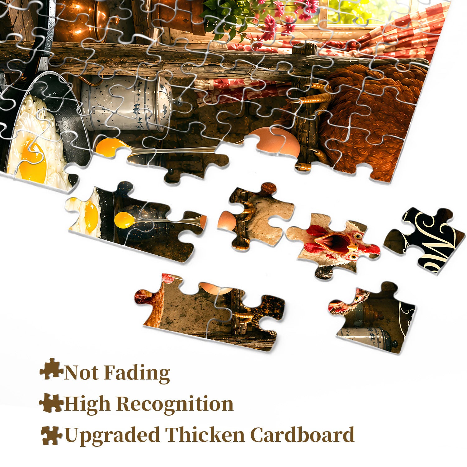 Puzzle Mattina di Gallina 1000 Pezzi