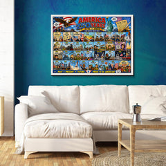 Puzzle America attraverso i secoli 1000 pezzi